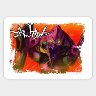 Evangelion: unit 01 Sticker